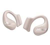 JVC NEarphones HA-NP50T-C, auricolari True Wireless, design a orecchio aperto, riduzione attiva del rumore, multi-punto, IPX4, muting microfono, 38 ore di autonomia, BT 5.3, beige sabbia