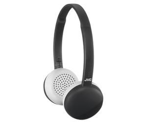 JVC HA-S20BT-B Cuffia senza fili Bluetooth con telecomando e microfono - Nero, standard