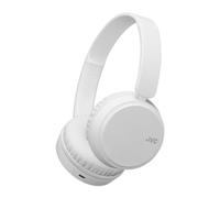 JVC HA-S35BT-W-U, Cuffie sovraurali Bluetooth, pieghevoli, con telecomando a 3 pulsanti e microfono integrati, autonomia 17 ore, bass boost, compatibili con assistenti vocali, colore BIANCO