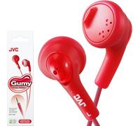 JVC HAF160R Gumy Ear Bud Headphone rosso
