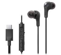 JVC HAFR9UCBU Gumy Connect Nero Cuffie Auricolari a Filo USB-C con Telecomando