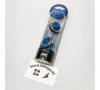 JVC HP-AL102 Cuffie stereo clip-on blu lapislazzuli elegante gancio...