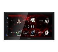 JVC KW-M180BT - Ricevitore stereo Bluetooth per auto, con porta USB, display touchscreen da 6,7", radio AM/FM, lettore MP3, doppio DIN, equalizzatore a 13 bande