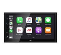 JVC KW-M560BT Apple CarPlay Android Auto Multimedia Player w/6.8" touchscreen capacitivo, audio Bluetooth e chiamate in vivavoce, lettore MP3, doppio DIN, equalizzatore a 13 bande, SiriusXM, autoradio