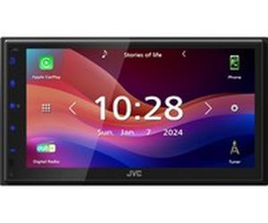 JVC KW-M595DBT black 22 W 20 20000 Hz 4 Ohm NTSC PAL AAC FLAC MP3 WAV WMA