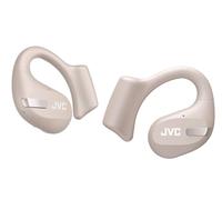 JVC NEarphones HA-NP50T-C, auricolari True Wireless, design a orecchio aperto, riduzione attiva del rumore, multi-punto, IPX4, muting microfono, 38 ore di autonomia, BT 5.3, beige sabbia