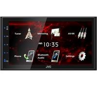 JVC Ricevitore multimediale digitale KW-M180BT, display da 6,8 pollici, audio Bluetooth, USB, AV-IN, connettività telefonica