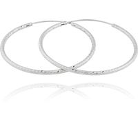 Jvd Orecchini In Argento Diametro 5 cm - Orecchini
