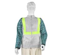 JVDDI Anelli in Ferro galvanizzato antitaglio, Protezioni for Le Braccia antitaglio, Maniche antitaglio Traspiranti in Acciaio temprato for operai di Fabbrica(Sleeve Protectors)