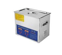 JVDDI Pulitore Ad Ultrasuoni da 180 W, Timer Digitale da 6 L, Macchina for La Pulizia 'Orologio for Gioielli da Bagno in Acciaio Inossidabile