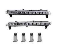 Jvdoipgd Fendinebbia 2 Pezzi Per Q7 2006 2007 2008 2009 Luci Diurne A LED DRL Fendinebbia Con Indicatore Direzione Giallo Faretti