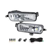 Jvdoipgd Fendinebbia Per Ford Per Focus Per MK3 2015 2016 2017 2018 Paraurti Anteriore A LED Auto Fendinebbia Adatto Fari Bianchi Luci Diurne Accessori Faretti(A Set Fog Lamp)