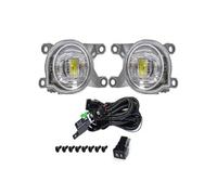 Jvdoipgd Fendinebbia Per Toyota Per Corolla 19 20 21 Per Levin 19-20 Kit Luci Diurne A LED DRL Fendinebbia Paraurti Anteriore Indicatore Direzione Finiture Cromate Faretti(Yellow Fog Lamp)