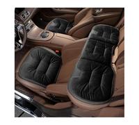 Jvdoipgd Set Coprisedili Macchina Per BMW E36 E60 E90 Per X2 Per X1 Per X3 Per X5 E46 E39 E70 Per M3 Flanella Cuscino Sedile Auto Inverno Caldo Antiscivolo Sedile Posteriore Morbido Pad(3PC Black)