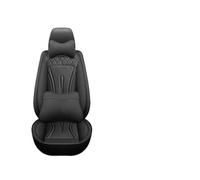 Jvdoipgd Set Coprisedili Macchina Per Toyota Per Corolla Per Camry Per Rav4 Auris Per Prius Yalis Avensis Accessori Protezione Set Universale Coprisedili Pelle Auto 5 Posti(All black pilow)