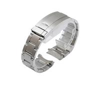 JVEIWAD Cinturini compatibili con Rolex SUBMARINER DAYTONA Yacht-Master GMT Cinturino for orologio chiusura Glidelock Bracciale in acciaio inossidabile da 20 mm(Frosted Silver,21mm)