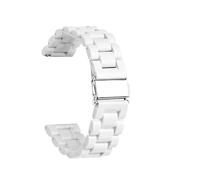 JVEIWAD Cinturino compatibile con Omega X Swatch Joint MoonSwatch cinturino in resina colorata a sgancio rapido compatibile con Blancpain Five Oceans uomo donna 20 mm 22 mm(White,20mm)