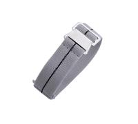 JVEIWAD Cinturino elastico for orologio da polso da uomo in nylon da 20 mm e 22 mm, con paracadute delle truppe francesi degli anni '60(Grey-Black Line,20mm)