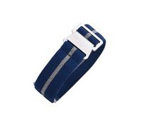 JVEIWAD Cinturino elastico for orologio da polso da uomo in nylon da 20 mm e 22 mm, con paracadute delle truppe francesi degli anni '60(Navy Sand,20mm)