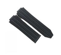 JVEIWAD Cinturino for orologio da uomo e donna in silicone nero con strisce verticali, compatibile Classic Fusion Universe Big Bang Series, 26 mm x 19(A-Black-No buckle)