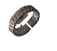 JVEIWAD Cinturino for orologio in argento con cinturino in acciaio inossidabile dorato, accessori for orologi da 14-24 mm, polso fibbia a farfalla e cinturini chiusura deployante(16mm)