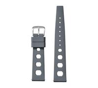 JVEIWAD Cinturino for orologio in gomma FPM/FKM a sgancio rapido, 20 mm, 22 mm, di ricambio for uomo e donna(Gray,20mm)
