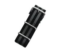 JVEIWAD Cinturino for orologio in nylon da 20 mm e 22 mm, cinturini for orologi militari, accessori di ricambio(Black Gray,22mm)