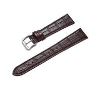 JVEIWAD Cinturino for orologio in pelle di bambù classico a sgancio rapido for uomo e donna, 16 mm, 18 mm, 19 mm, 20 mm, 21 mm, 22 mm(Coffee,16mm)