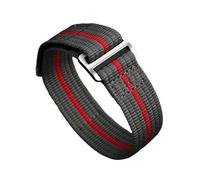 JVEIWAD Cinturino in nylon integrato da 22 mm compatibile con il cinturino in tela TUDOR Pelagos Black Bay Collar nascosto FXD/Biwan/serie 1958(Army green-red)