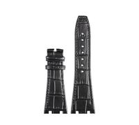 JVEIWAD Cinturino in pelle compatibile con Audemars Piguet Royal Oak Offshore cinturino AP15400 26331 15500 15703 bracciale maschile cinturini in pelle di vacchetta da 26 mm(Black-no clasp)