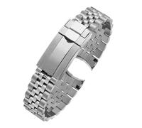 JVEIWAD Cinturino Jubilee da 20 mm compatibile con Rolex Sub GMT Yacht Daytona, cinturino da uomo di lusso, catena for orologi, parti di ricambio, accessori(21mm)