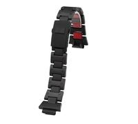 JVEIWAD Compatibile con cinturino Casio G-SHOCK GA-2100 DW5600 DW-6900 GW-M5610/B5600 for orologio sportivo da uomo in plastica nera(Black red)