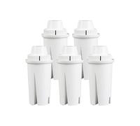 JVEIWAD Filtro for l'acqua compatibile con i filtri for l'acqua Brita, filtri for caraffe Brita Grand, Lake, Capri, Wave Classic 35557, OB03, Mavea 10700(5 Pcs)