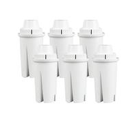 JVEIWAD Filtro for l'acqua compatibile con i filtri for l'acqua Brita, filtri for caraffe Brita Grand, Lake, Capri, Wave Classic 35557, OB03, Mavea 10700(6 Pcs)