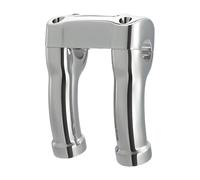 JVEIWAD Riser manubrio da 4" for moto, morsetto superiore da 1" compatibile con Harley Softail Street Bob 114 Breakout FXBR 2018-2024 FXDR 114 2019-2020(Chrome)