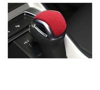 JVEIWAD Top in Pelle Scamosciata Pomello del Cambio ABS Trim Copertura Adesivo Interno Compatibile con Audi Q3 Sportback 2019 2020 2021 Accessori(Red)