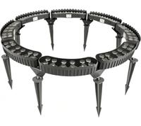 JvFbjLF Luci ad Anello for Palme, Adatte for Cortili, Giardini e Illuminazione d'accento del Tronco d'albero(Purple,8 Packs)