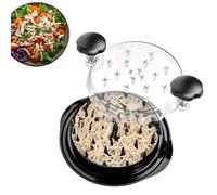 JVHLOV Tritacarne Manuale, Grinder Pollo, Trituratore per pollo, Macina Carne con Manico e Base Antiscivolo, per Verdure, Pollo, Maiale, Manzo, Insalata