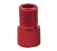 Jvjggag Bike Tire Adaptor, Tire Valve Converter, PortableSchrader Conversion cap, Inner Tube Nozzle Adapter for Mountain or Road Bikes, French Valve Compatible Accessory, Red