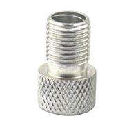 Jvjggag Bike Tire Adaptor, Tire Valve Converter, PortableSchrader Conversion cap, Inner Tube Nozzle Adapter for Mountain or Road Bikes, French Valve Compatible Accessory, Silver