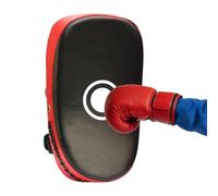 Jvjggag Boxing Kick Focus Pad - Strike Training Equipment for Martial Practice | Shock Absorbing Foam Core, PU Leather Exterior, Adjustable Hand Strap, Kids Women Adult Drills, Home Gym Workout,