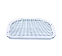 Jvjggag Cat Ramp for Litter Box, Litter Stairs Step, Elevated Step Ladder, Washable Non-Slip Mat, Soft Indoor Support, Corner Use, Carpeted Floor Stability, Senior Kittens, Grey/Blue