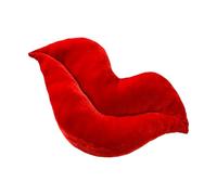 Jvjggag Cuddly Lip Pillow - Valentine Hug Cushion for Home Comfort | Plush Stuffed Material with Lip Shape, Decorative Throw for Sofa Bedroom Lounge Playroom Housewarming Birthday Present