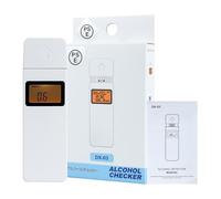 Jvjggag Etilometro per la casa, portatile, con coperchio a pressione, con display digitale, per donne, uomini, guidatori