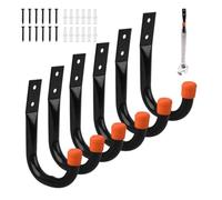 Jvjggag Ganci da garage resistenti per garage con montaggio a parete