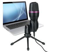Jvjggag Microfono A Condensatore USB Per PC Microfono per Computer