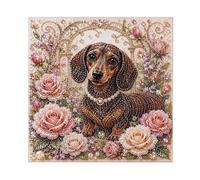 Jvjggag Pearl Art Animal Design Gemme Desk Craft