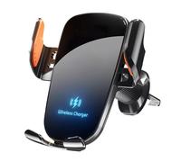 Jvjggag Supporto per telefono da auto, supporto per caricabatterie wireless, base di ricarica, supporto regolabile a 360°, utilizzo per cruscotto del parabrezza della bocchetta 'aria