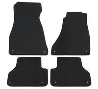 JVL 3780R Onward Completamente Tappetini Auto Gomma con 8 Clip Nero 4 Pezzi
