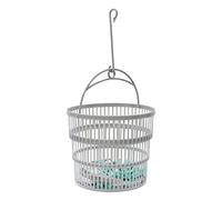 JVL Cestino rotondo pieghevole con pioli in plastica, confezione da 50, multicolore, taglia unica, (19-217), verde acqua